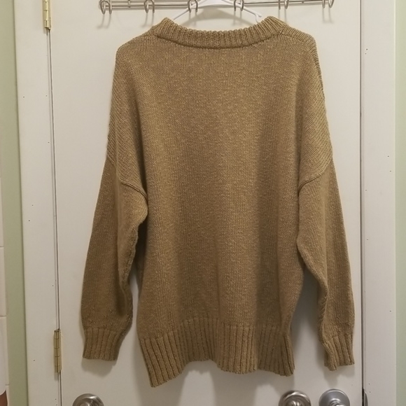 Jenni Kayne Cruise Cocoon Crewneck Sweater Safari Tan Small/Med Oversized! EUC! - Picture 5 of 12